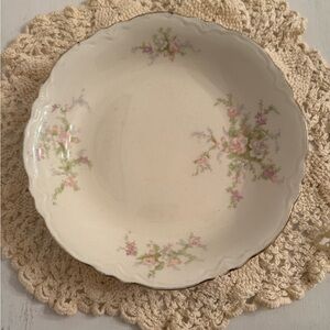 Vintage Floral Berry Bowl